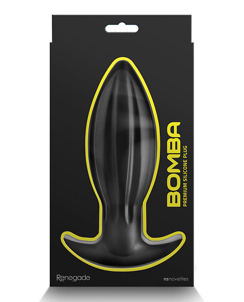 Renegade Bomba Large Butt Plug - Black