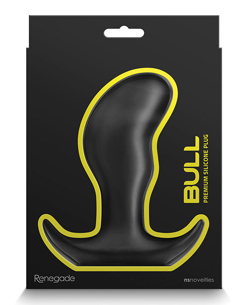 Renegade Bull Large Butt Plug - Black