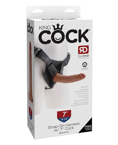King Cock Strap On Harness with 7