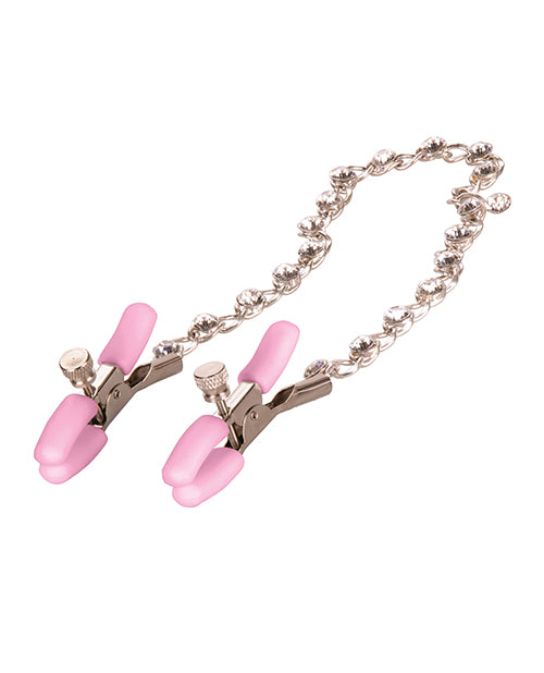 First Time Crystal Nipple Teasers - Pink