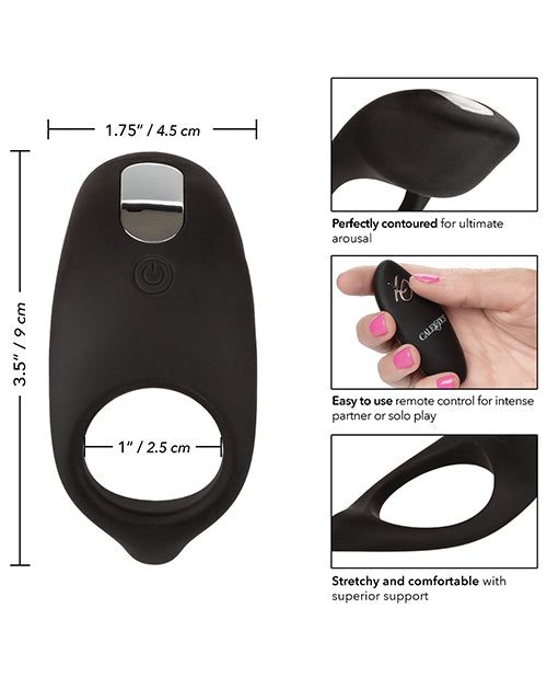 Silicone Remote Foreplay Set - Black
