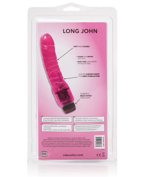 Hot Pinks Curved Jelly Vibrating 8