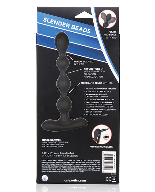Eclipse Slender Beads - Black