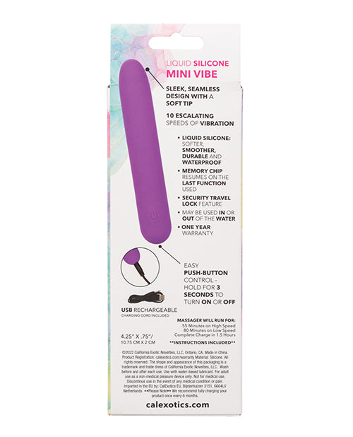 Bliss Liquid Silicone Mini Vibe