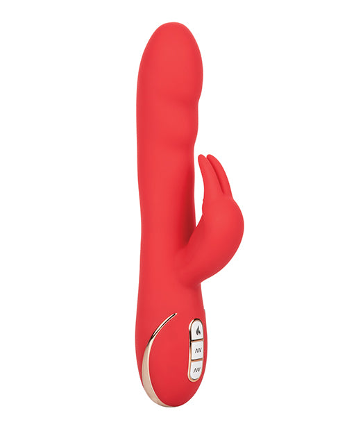 Jack Rabbit Signature Heated Silicone Ultra-Soft Rabbit - Red