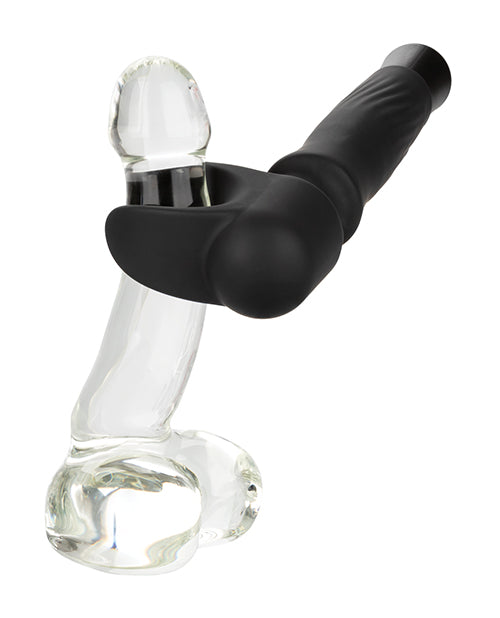 Optimum Power Masturwand Vibrating Stroker - Black
