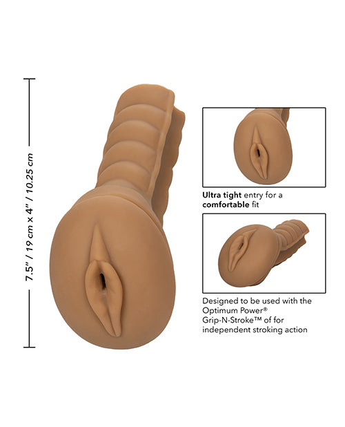 Optimum Power Grip N Stroke Replacement Sleeve - Brown