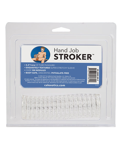Hand Job Stroker - Clear