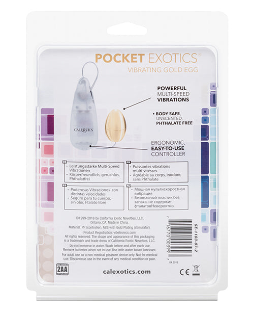 Pocket Exotics Gold Egg