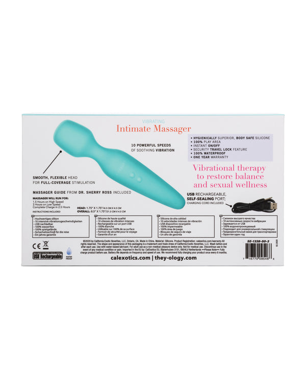 They-ology Vibrating Intimate Massager - Blue