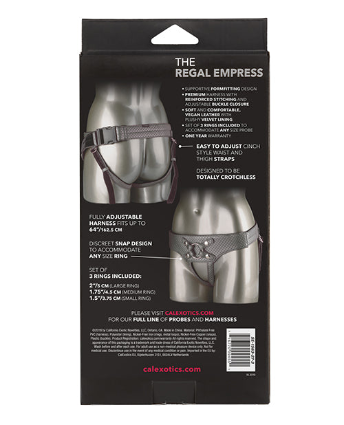 Her Royal Harness The Regal Empress - Pewter