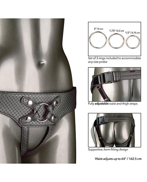 Her Royal Harness The Regal Empress - Pewter