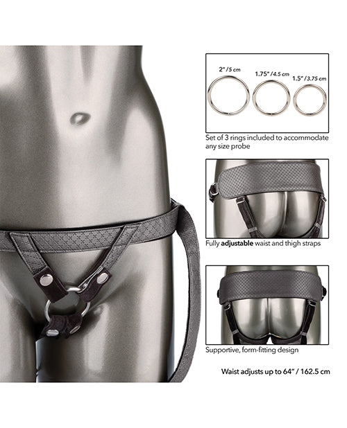Her Royal Harness The Royal Vibrating Set - Black