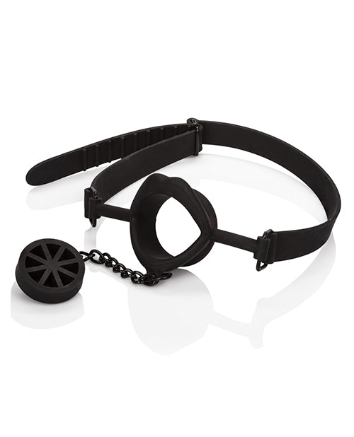 Scandal Silicone Stopper Gag - Black