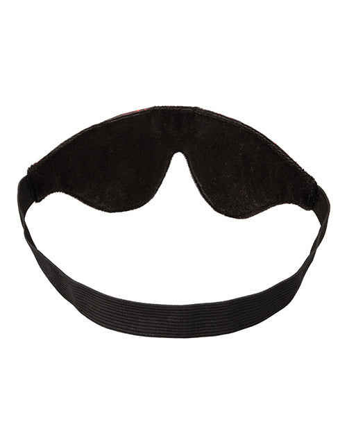 Scandal Black Out Eyemask - Black/Red