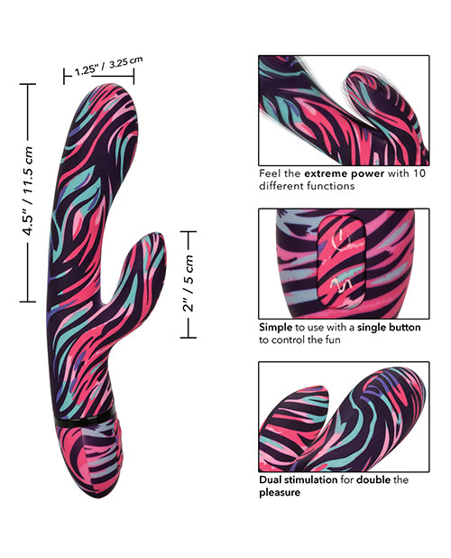 Naughty Bits Ménage à Moi Dual Wand - Multi Color