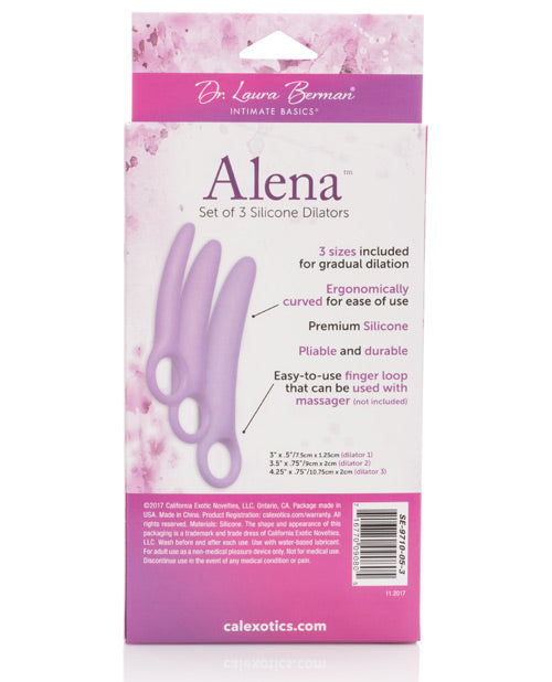 Dr. Laura Berman Alena Silicone Dilators - Set of 3 Lavender