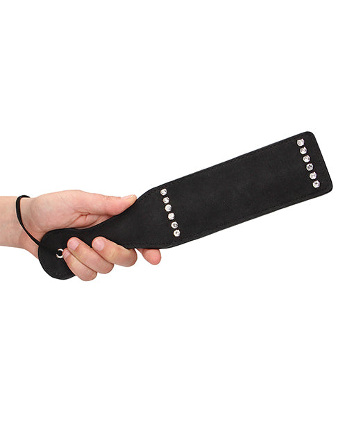 Shots Ouch Diamond Studded Paddle - Black