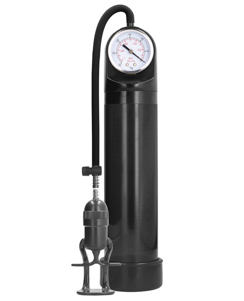 Shots Pumped Deluxe Pump w/Advanced PSI Gauge - Black