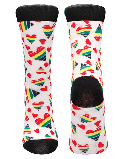 Shots Sexy Socks Happy Hearts - Male