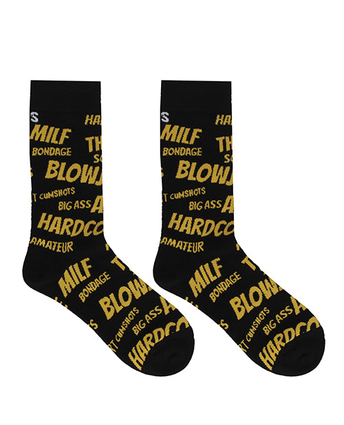 Shots Sexy Socks Sexy Words - Male
