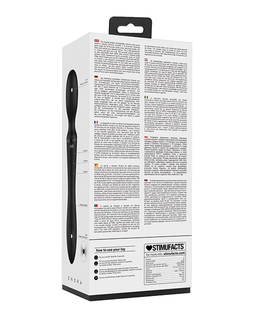 Shots Vive Enora Wand & Vibrator - Black