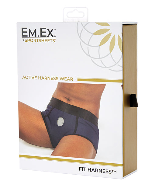 Sportsheets Em.Ex. Fit Harness - Blue