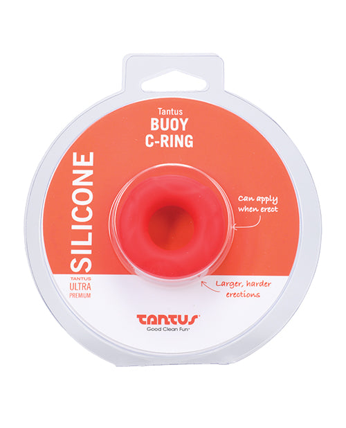 Tantus Buoy C Ring - Small Crimson