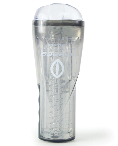 CyberSkin Release Deep Pussy Stroker - Clear