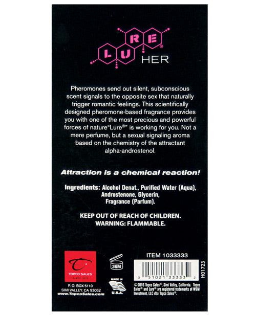 Lure Black Label for Her - 2.5 oz