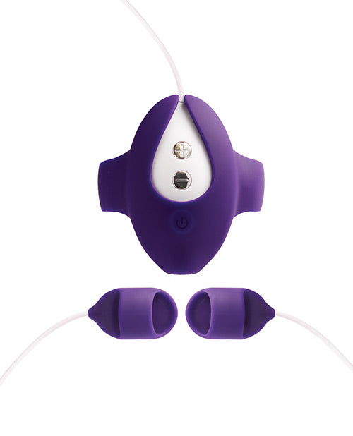 VeDO Kimi Dual Finger Vibe w/Remote Control - Deep Purple