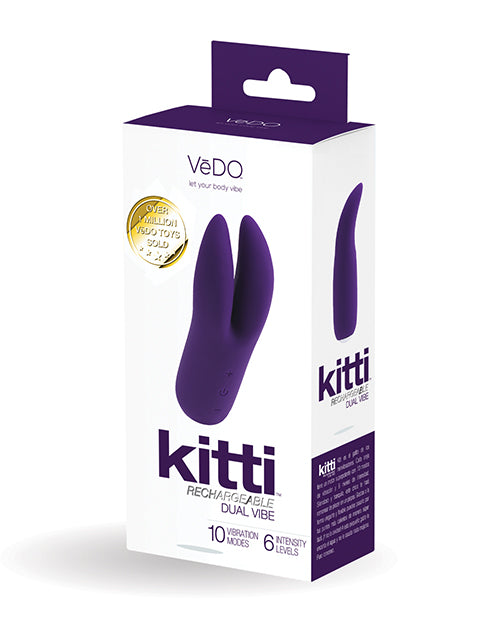 VeDo Kitti Rechargeable Dual Vibe - Assorted Colors