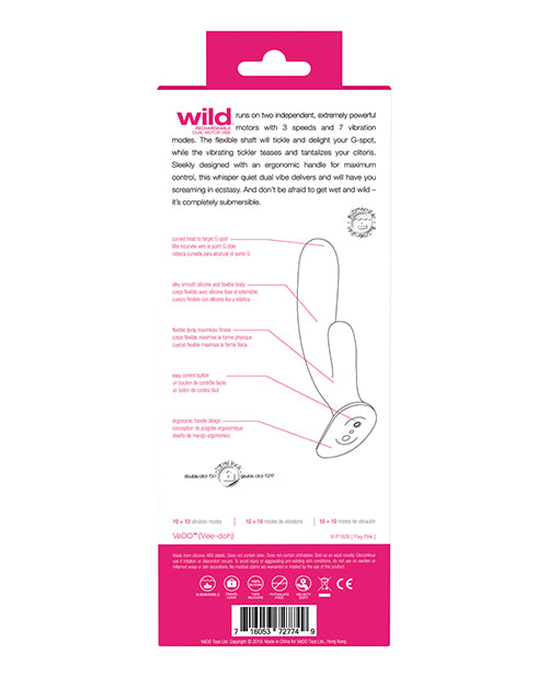 VeDO Wild Rechargeable Dual Vibe - Pink