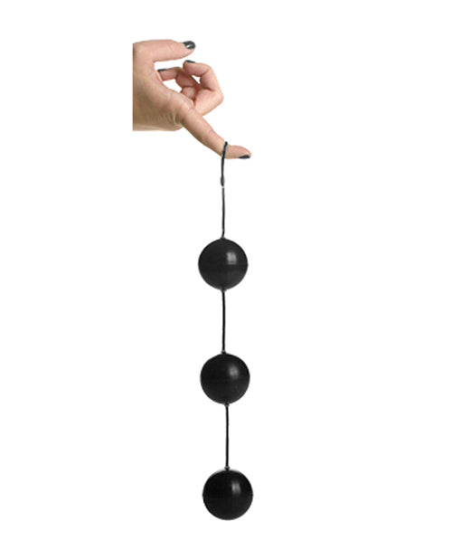 Master Series XXL Triple Silicone Beads - Black
