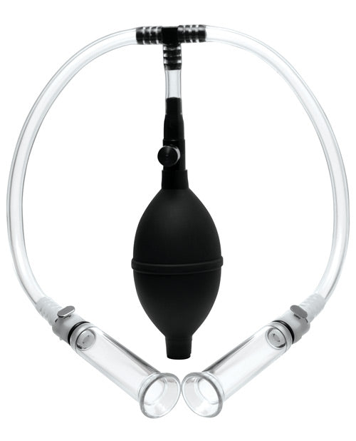 Size Matters Nipple Pumping System w/Dual Cylinders - Clear