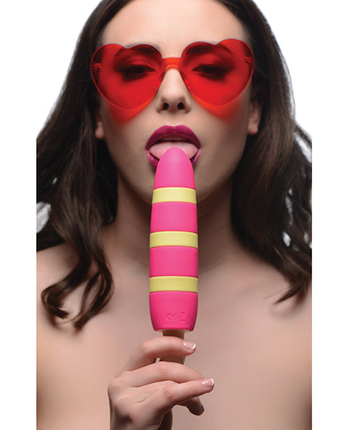 Cocksicle Fi^^in 10x Silicone Rechargeable Vibrator - Magenta
