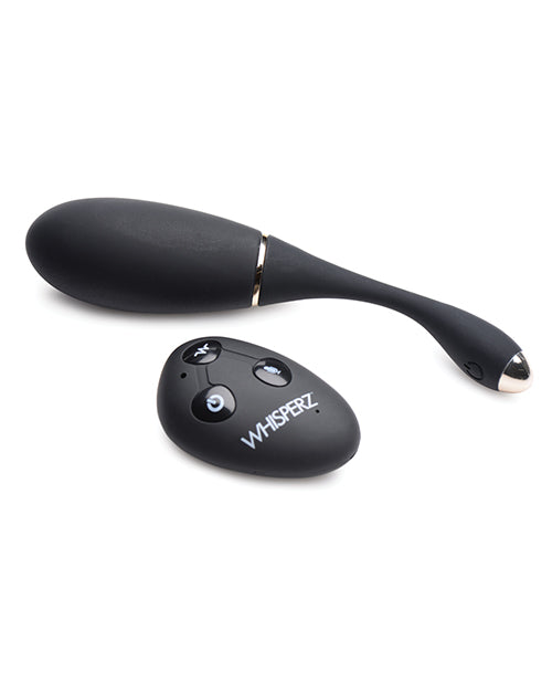 Whisper^ Voice Activated 10x Vibrating Egg w/Remote Control - Black