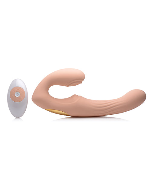 Strap U U-Pulse Silicone Strapless Strap-on w/Remote - Assorted Colors