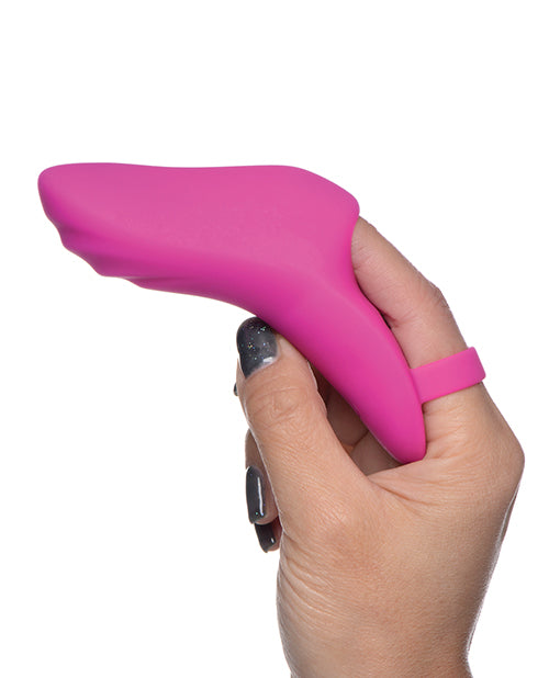 Frisky 7x Finger Bang'her Pro Silicone Rechargeable Finger Vibrator - Pink