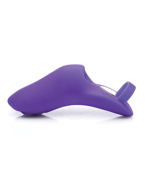 Frisky 7x Finger Bang'her Pro Silicone Rechargeable Finger Vibrator - Purple