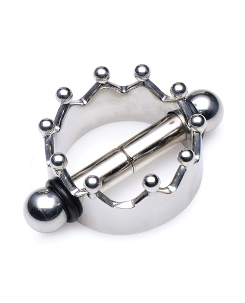 Master Series Crowned Magnetic Nipple Clamps - Silver