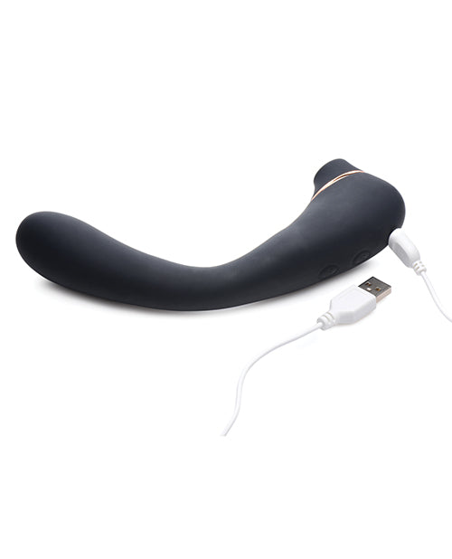 Inmi Shegasm 7x Pose Bendable Suction Vibrator - Black