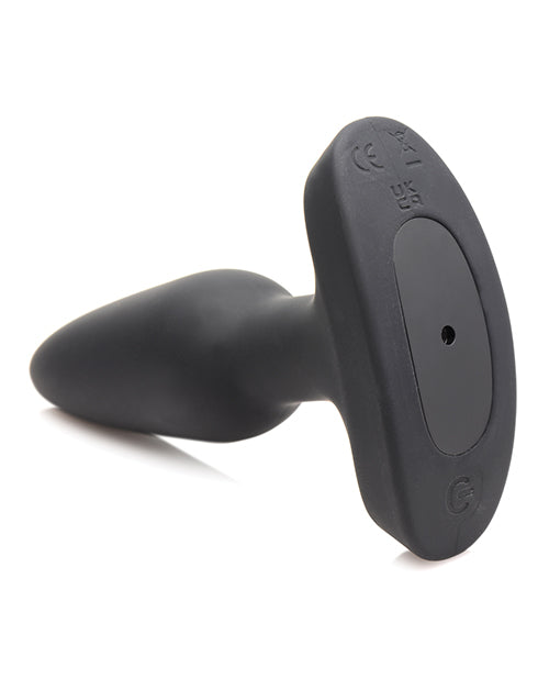 Booty Sparks Laser Heart Anal Plug w/Remote - Small