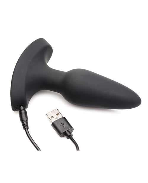 Booty Sparks Laser Heart Anal Plug w/Remote - Small