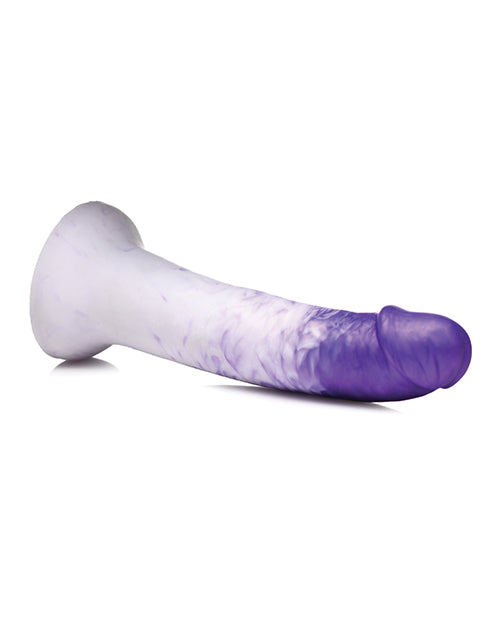 Strap U Real Swirl Realistic Silicone Dildo - Purple