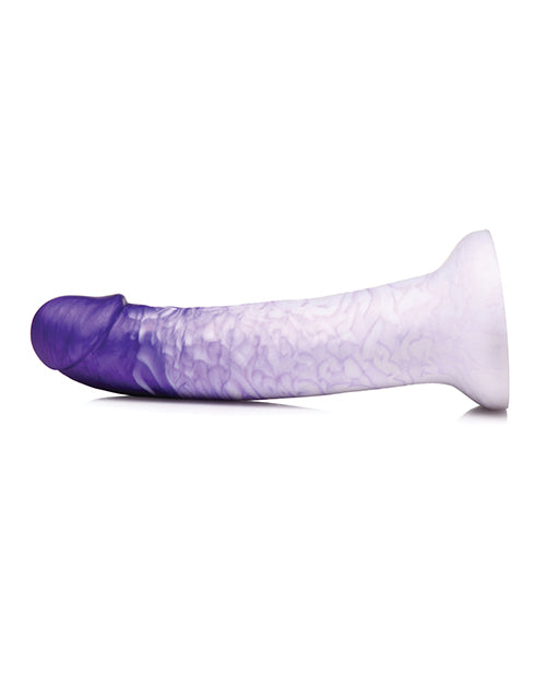 Strap U Real Swirl Realistic Silicone Dildo - Purple