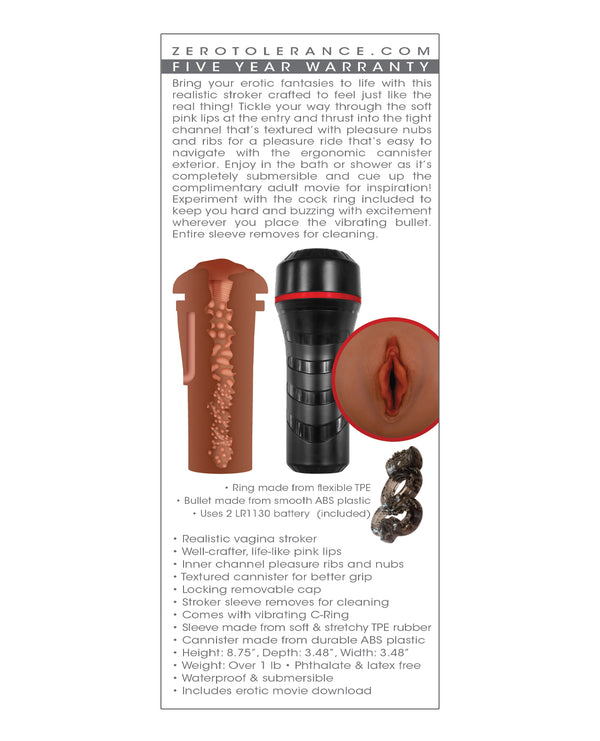 Zero Tolerance Pop On the Go Stroker - Assorted Colors