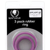Spartacus Nitrile Cock Ring Set - Assorted Colors