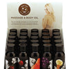 Earthly Body Edible Massage & Body Oil - 2 oz Chery, Vanlla, Strwbery, Wtermlon, Grpe Display of 25