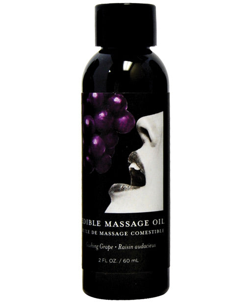Earthly Body Edible Massage Oil - 2 oz - Assorted Flavors